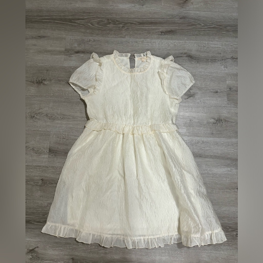 Shop Stevie creme colored puff style dress